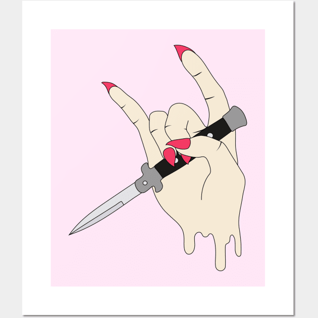 Switchblade Beauty Wall Art by myacideyes